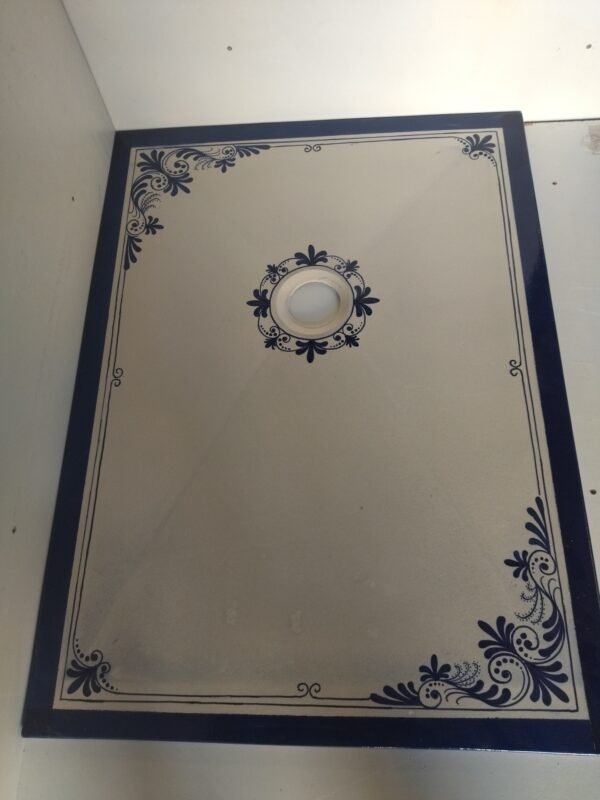 Plato de ducha decorado