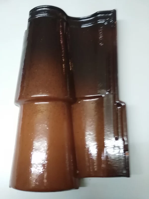 Teja doble mixta esmaltada